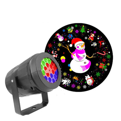 Outdoor Christmas Laser Snow Projector Lights, Waterproof with Rotation