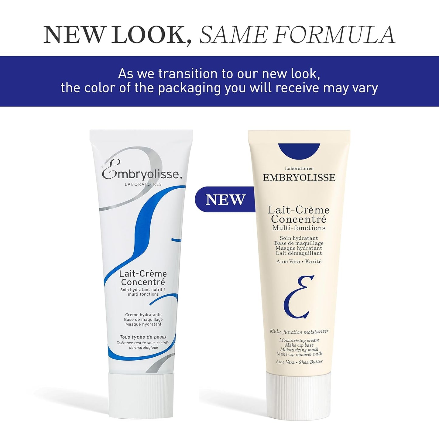 Lait-Crème Concentré, Face Cream & Makeup Primer - Cream for Daily Skincare - Face Moisturizers for All Skin Types (New Packaging)