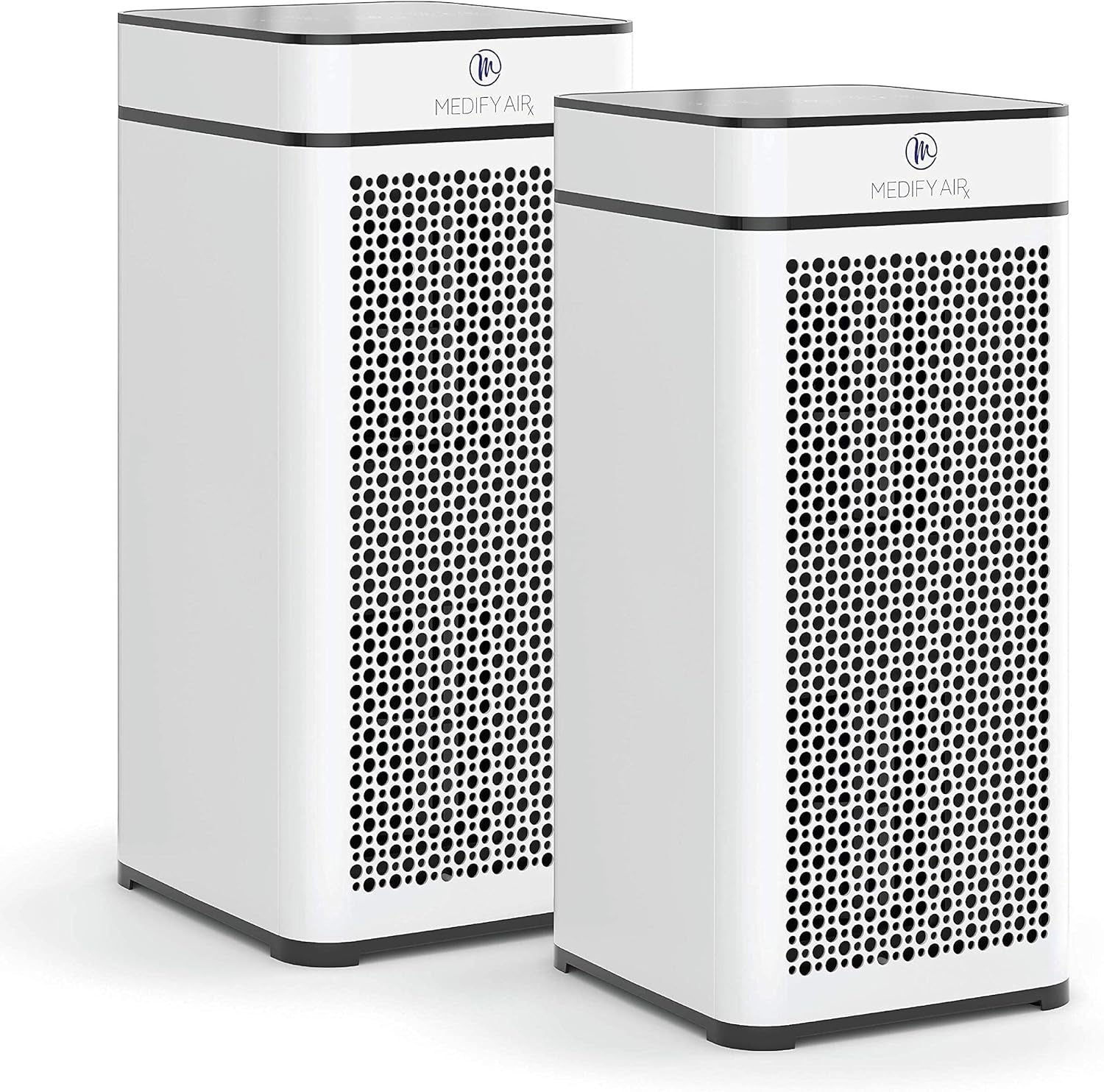 MA-40 Air Purifier with H13 True HEPA Filter | 840 Sq Ft Coverage | for Allergens, Wildfire Smoke, Dust, Odors, Pollen, Pet Dander | Quiet 99.7% Removal to 0.1 Microns | White, 2-Pack